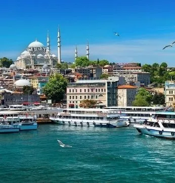 Süleymaniye Mosque from Bosphorus