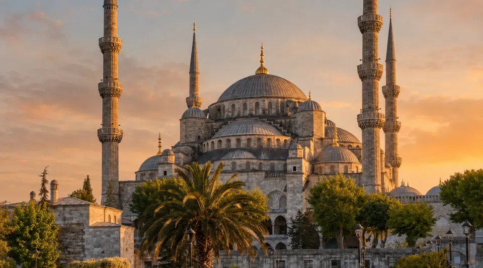 Blue Mosque in Istanbul, part of the UNESCO-listed Historic Areas of Istanbul