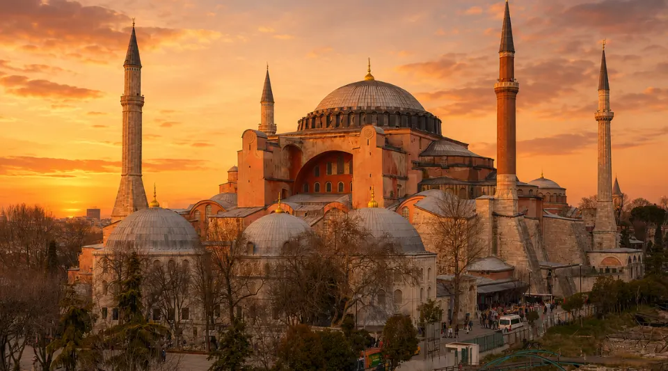 Hagia Sophia in Istanbul, part of the UNESCO-listed Historic Areas of Istanbul