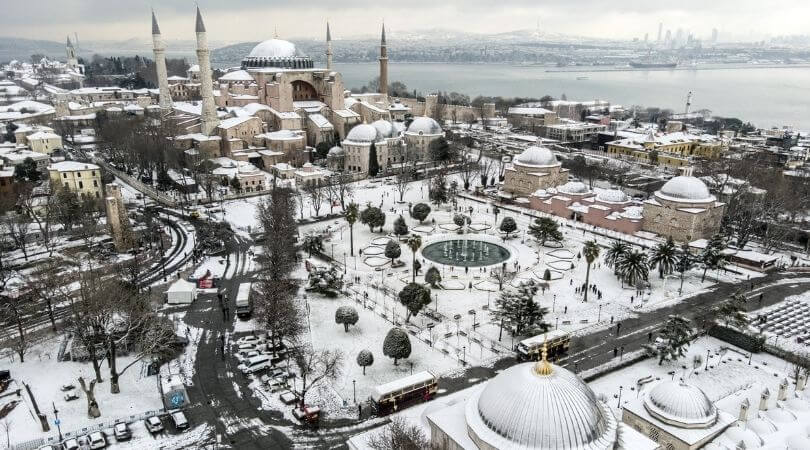 Стамбул Зима