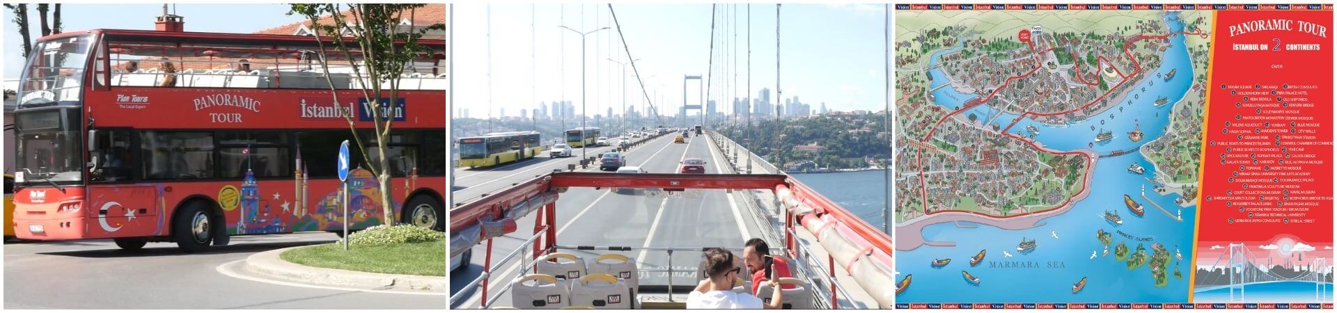 جولة بانورامية بالحافلة في اسطنبول