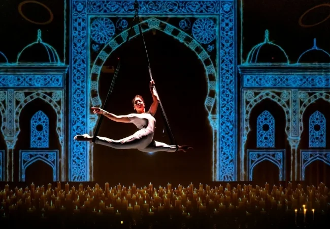 Candle Ghost Illusion Acrobatics Symphony
