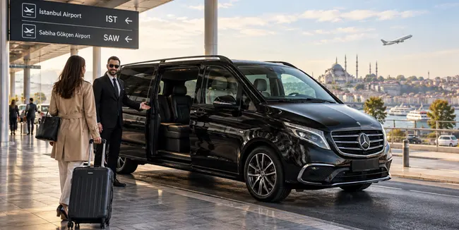 Private Istanbul airport transfer service for Istanbul Airport and Sabiha Gokcen Airport