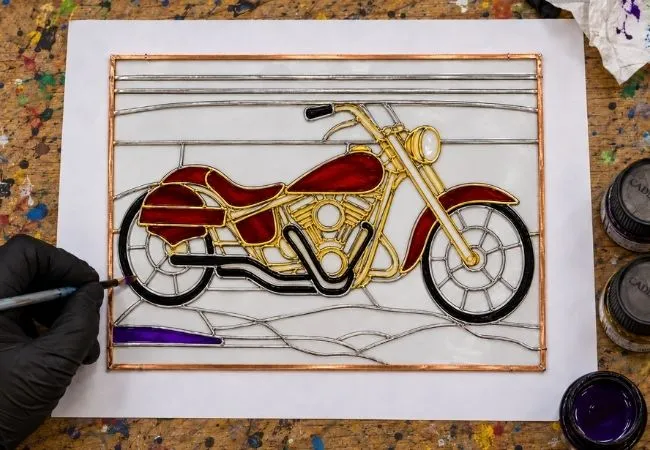 イスタンブールのステンドグラス絵画体験