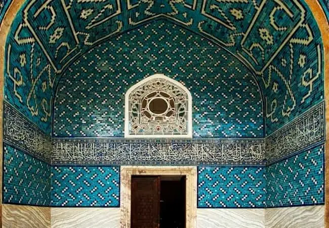 Tiled Pavilion Museum Entrance