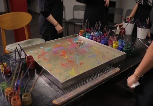 Traditional Ebru Water Marbling Workshop