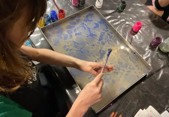 Traditional Ebru Water Marbling Workshop