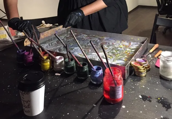 Traditional Ebru Water Marbling Workshop