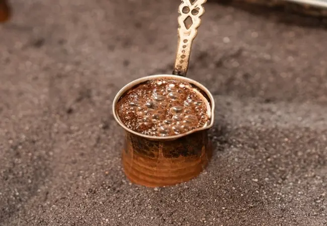Traditional Turkish Coffee On Sand Workshop Experience
