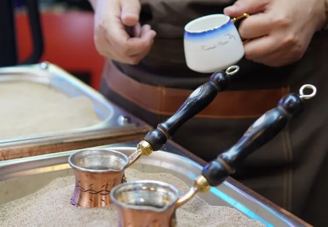 Traditional Turkish Coffee On Sand Workshop Experience