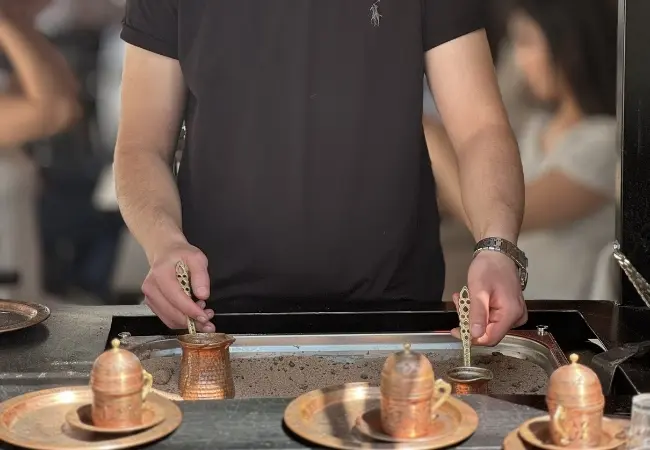 Turkish Coffee Experience On Hot Sand