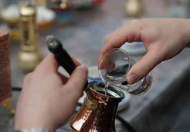 Turkish Coffee Workshop Making On Sand