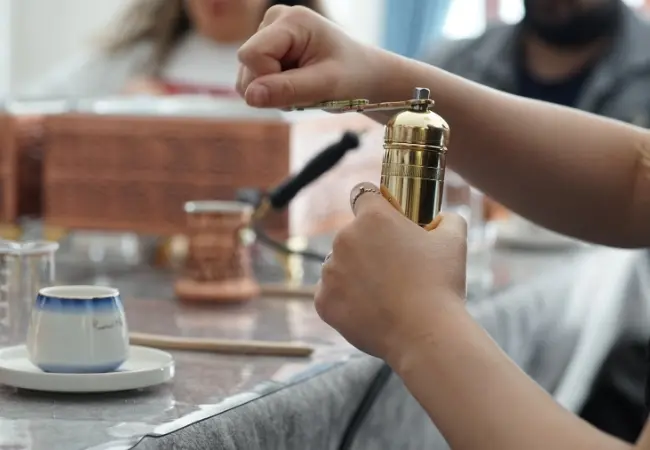 Turkish Coffee Workshop Making On Sand